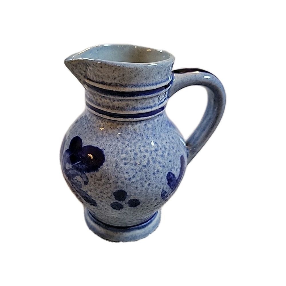 VINTAGE SALT GLAZE JUG PITCHER MARZI REMY W GERMAN ART POTTERY EXC